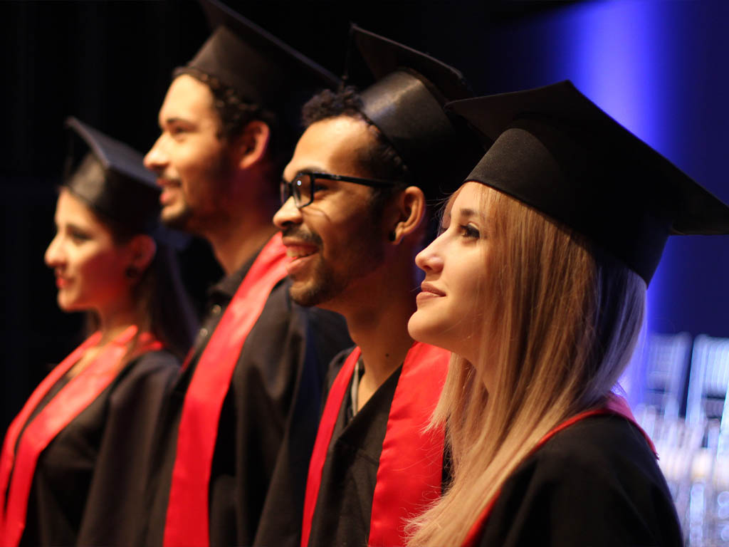 O melhor momento, a colação de grau

