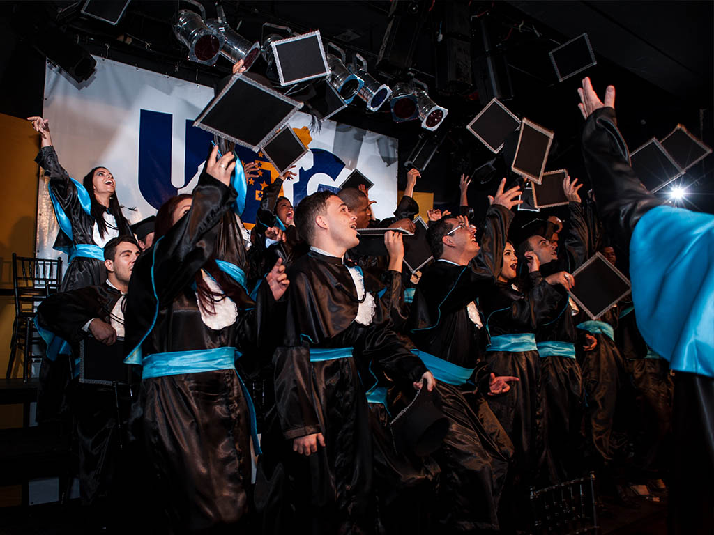 O melhor momento, a colação de grau
