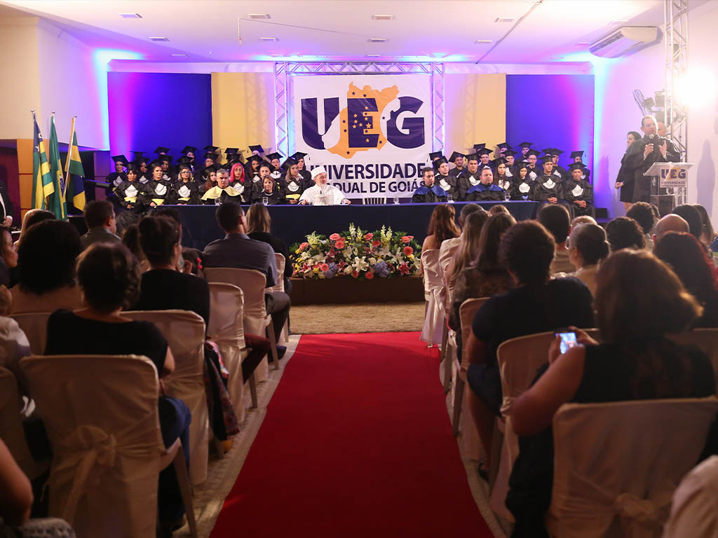 O melhor momento, a colação de grau
