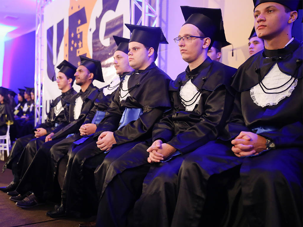 O melhor momento, a colação de grau
