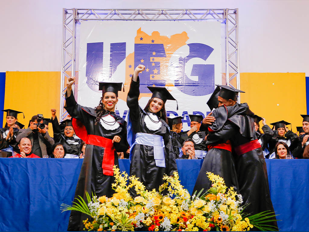 O melhor momento, a colação de grau
