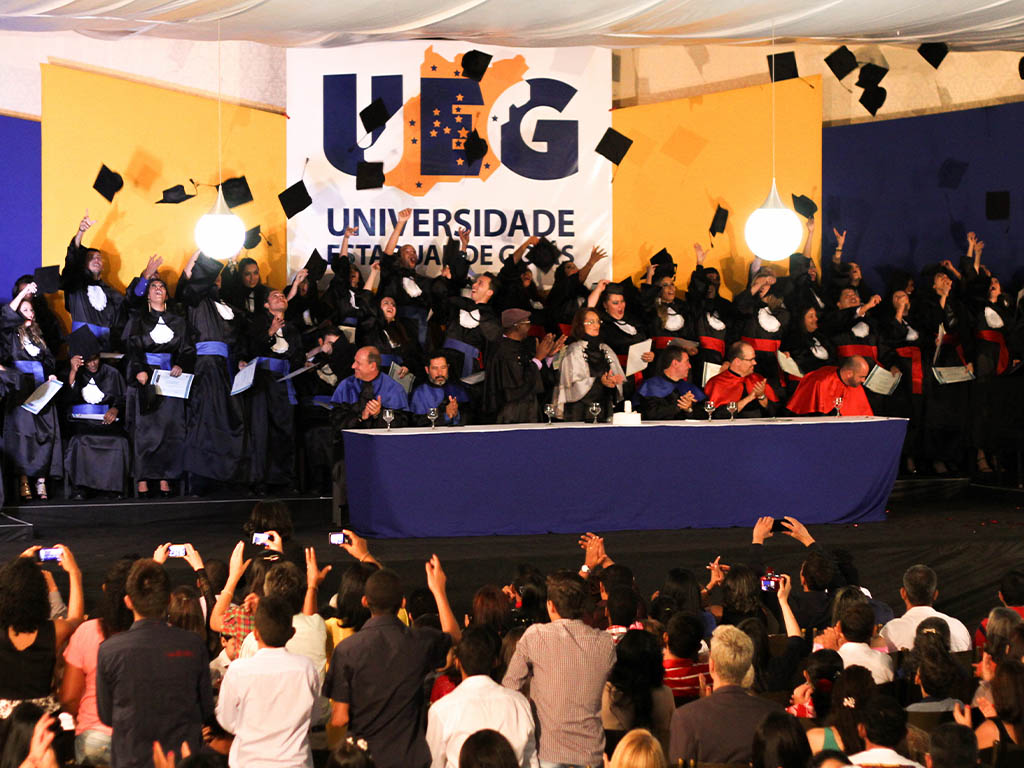 O melhor momento, a colação de grau
